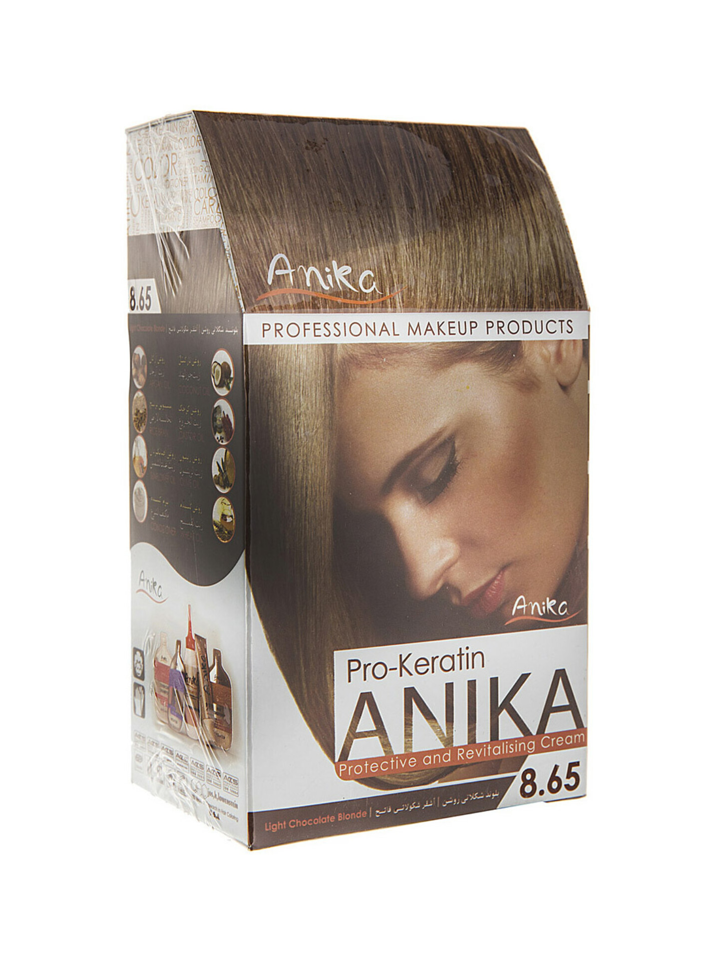 رنگ مو کیت آنیکا شماره8/65شکلاتی روشن